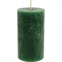 Product Solid Colored Candles Dark Green Pillar Candles 60×110mm 4pcs