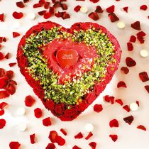 Product Floral foam heart with click system floral foam green 20cm 2 pcs