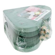 Product Floral foam heart with click system floral foam green 20cm 2 pcs