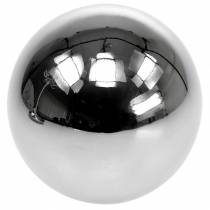 Product Decorative ball stainless steel silver Ø10cm 4 pcs
