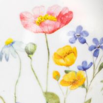 Product Easter eggs with spring and floral motifs, high-quality Easter decoration, 6cm, 6 pieces