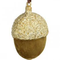 Product Acorns for hanging, Advent, tree decoration, autumn decoration H6.5cm Ø4cm 6 pcs