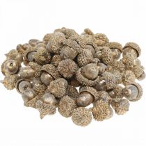 Product Autumn fruits golden, festive autumn decoration, decorative acorns natural, Advent decoration Ø1.5 – 2.5cm L1.5 – 3cm 300g