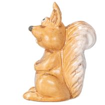 Product Sitting squirrel figurine for autumn decoration, 10cm