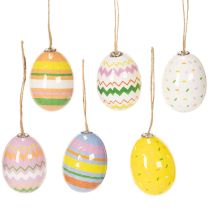 Product Easter egg ornaments, perfect for decorating Easter trees and branches, 6cm, 12 pieces