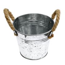 Product Bucket with rope handles Ø14cm H12cm
