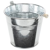 Product Bucket Ø14cm H12cm 6 pcs. Zinc, shiny