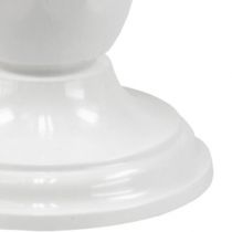 Vase "Szwed" white, Ø13cm - 20cm, 1pc