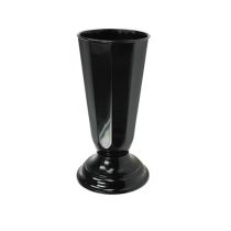 Product Vase &quot;Szwed&quot; black Ø13cm, 1pc