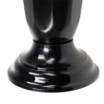 Product Vase Szwed black Ø23cm, 1pc