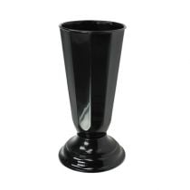 Vase &quot;Szwed&quot; black Ø16cm, 1pc