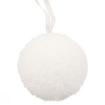 Snowball decoration snow decoration winter decoration decoration hanger 7.5cm