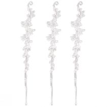 Product Winter decoration icicle decoration hanger clear 25cm 3pcs