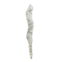 Product Icicles for hanging white 25cm