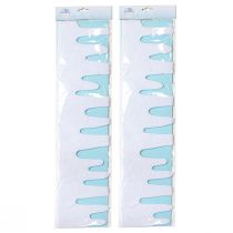 Product Icicle garland snow fleece window decoration 15×180cm 2pcs