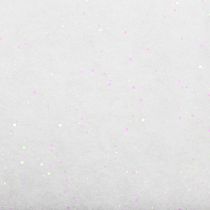 Product Icicle Garland Snow Fleece with Glitter Border 13×180cm 6pcs
