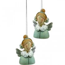 Angel pendant Christmas angel tree decoration H5.5cm 8pcs