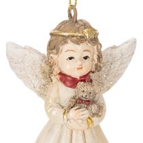 Product Decorative Angel Tree Ornaments, Vintage Design, 10cm, Set of 3