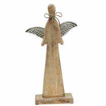 Product Christmas decoration deco angel wood H43cm