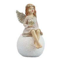 Product Table decoration Christmas Christmas angel angel with star 21cm