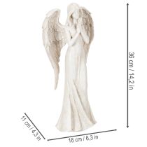 Product Standing Praying Angel Decoration 36cm