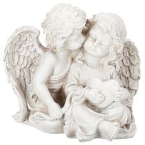 Product Angel Sculpture – Child Angel Pair with Heart, 24cm