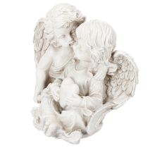Product Angel Sculpture – Child Angel Pair with Heart, 24cm