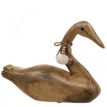 Product Deco duck wooden duck deco mango wood 29x8.5x21.5cm