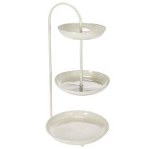 Product Three-tiered table decoration, ideal for living rooms, occasions, weddings, 55cm