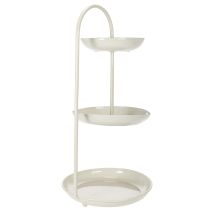 Product Three-tiered table decoration, ideal for living rooms, occasions, weddings, 55cm