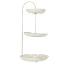 Product Three-tiered table decoration, ideal for living rooms, occasions, weddings, 55cm