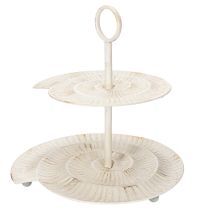 Product Vintage tiered serving stand for stylish decoration in the living room or on the windowsill, 39cm