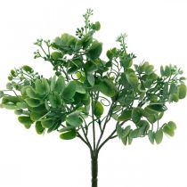 Wedding Decoration Artificial Eucalyptus Branches with Blossoms Decoration Bouquet Green, White 26cm