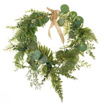 Product Eucalyptus wreath artificial eucalyptus decoration green Ø50cm