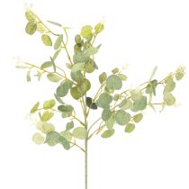 Product Artificial Eucalyptus Branch with Round Leaves 75cm Set of 4