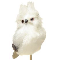 Product Owl on the rod white 9cm L48cm