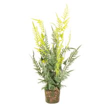 Product 57cm Artificial Fern with Decorative Earth Ball for Home and Office Decoration