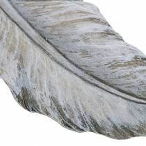 Product Grave decoration feather 18cm x 6.5cm 4 pcs