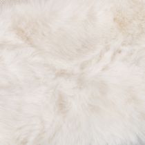 Product Faux Fur Decorative Ribbon Roll White 10mm x 1.4m (Set of 3)