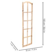 Product ProductName  
Rustic Wooden Window Frame for Wall Decoration – 100cm  

/ProductName  

ProductDescription  
<h2>Rustic Wooden Window Frame for Creative Wall Decoration</h2>  

<p>This rustic wooden window frame is an elegant decorative piece crafted from