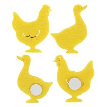 Product Felt duck, chicken self-adhesive yellow 96 pieces