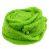 Product Felt rose green Ø6.5cm 9pcs