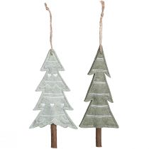Product Felt Christmas Tree Ornaments, Green, 20cm, Set of 4