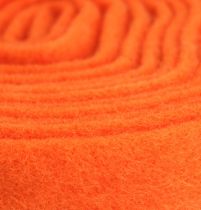 Product Felt Ribbon Orange 7.5cm 5m