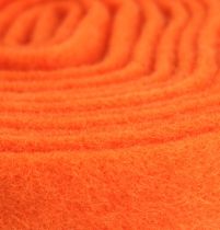 Product Felt ribbon orange 7.5cm 5m