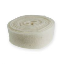 Product Felt Ribbon White 7.5cm, 5m