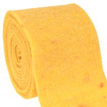 Product Felt ribbon 15cm x 5m yellow