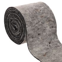 Product Two-tone wool felt pot hinge, grey/black, 15cm x 5m