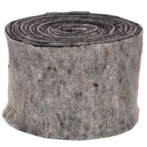 Product Two-tone wool felt pot hinge, grey/black, 15cm x 5m