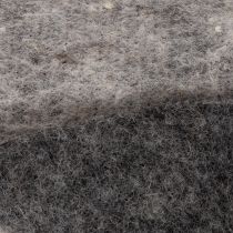 Product Two-tone wool felt pot hinge, grey/black, 15cm x 5m